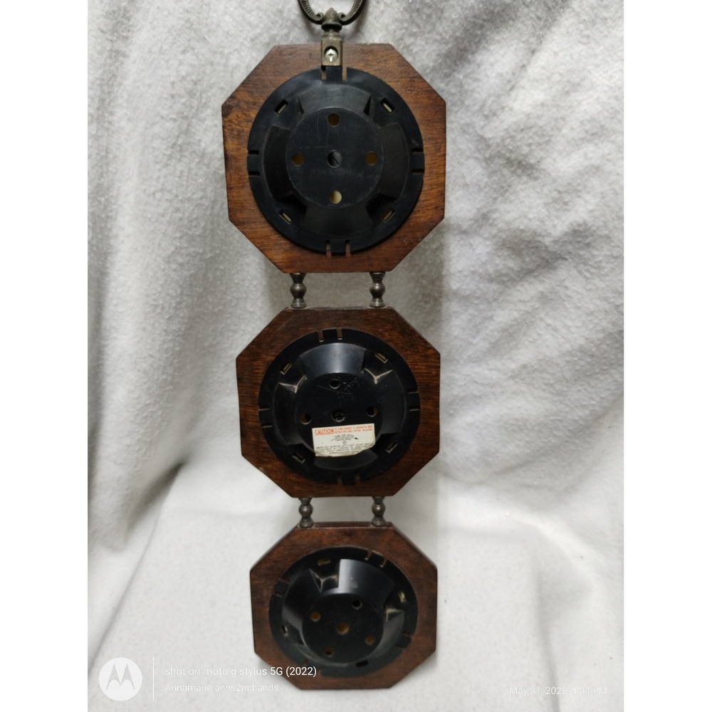 Springfield Manchester Weather Station Thermometer Barometer Hygrometer USA ASIS - Picture 5 of 12